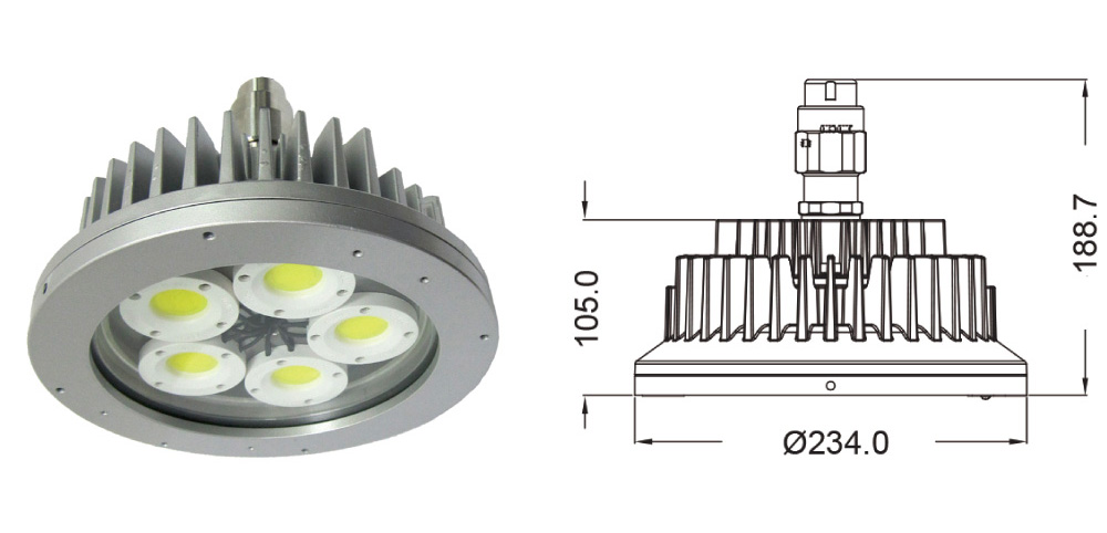 防爆構造LED照明器具 L1102
