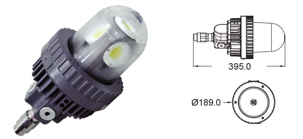 防爆構造LED照明器具 L1219C