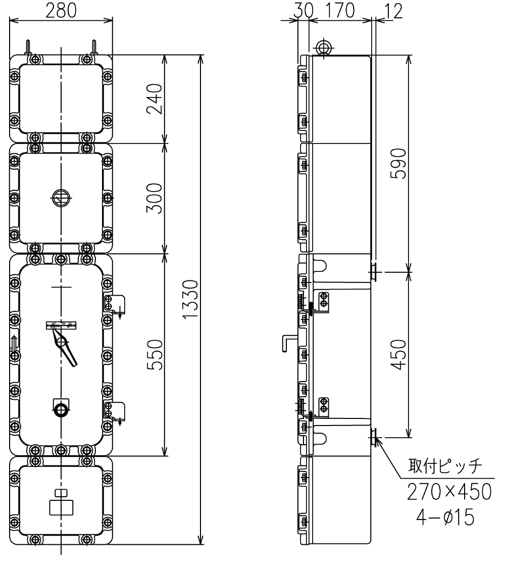 耐圧防爆形 漏電遮断器 NLG-225